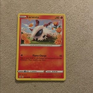 Larvesta Pokémon Card